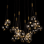 Подвесной светильник Crystal Cascade Gold варинант исполнения - 1 | Loft Concept в Нижнем Новгороде