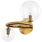 Бра с 2-мя стеклянными сферическими  плафонами Arco Wall Lamp варинант исполнения - 1 | Loft Concept в Нижнем Новгороде