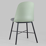 Стул из прочного пластика на металлическом основании Anora Green  варинант исполнения - 5 | Loft Concept в Нижнем Новгороде