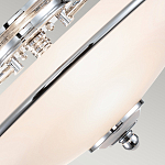 Потолочный светильник со стеклянным плафоном на изогнутых кронштейнах Quoizel  варинант исполнения - 9 | Loft Concept в Нижнем Новгороде