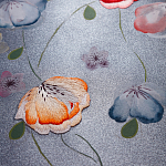 Обои ручная роспись Falling Flowers Standard colourway on Flash metallic silk варинант исполнения - 2 | Loft Concept в Нижнем Новгороде