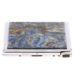 Портсигар на 10 сигарет с газовой зажигалкой из натурального камня Кианит Stone Cigarettes Cases варинант исполнения - 1 | Loft Concept в Нижнем Новгороде