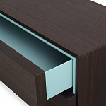 Дизайнерский комод коричневый с 2-мя ящиками и дверцами Pandora варинант исполнения - 2 | Loft Concept в Нижнем Новгороде