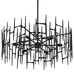 Люстра черная остроконечной формы Black Satin варинант исполнения - 5 | Loft Concept в Нижнем Новгороде