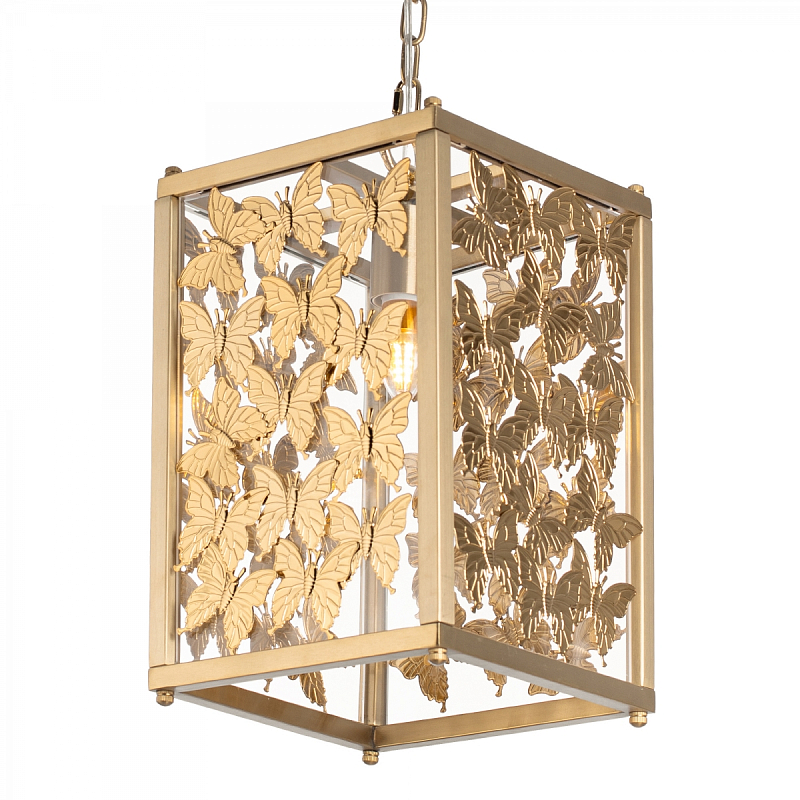 Tommy Mitchell Butterfly Pendant Light Латунь Прозрачное Стекло в Нижнем Новгороде | Loft Concept 