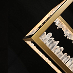 Настольная лампа прямоугольная с декоративными элементами в виде кристаллов Smooth Shine варинант исполнения - 4 | Loft Concept в Нижнем Новгороде