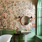 Обои ручная роспись Houghton Edo Blush варинант исполнения - 1 | Loft Concept в Нижнем Новгороде