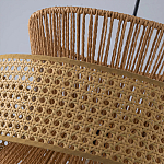 Подвесной светильник с абажуром из натуральных материалов Light Inside the Cell варинант исполнения - 7 | Loft Concept в Нижнем Новгороде