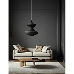 Подвесной вязаный черный светильник «Моника» варинант исполнения - 3 | Loft Concept в Нижнем Новгороде