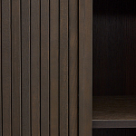 Буфет тёмно-коричневого цвета из ясеневого шпона с 2-мя раздвижными дверями Toinette варинант исполнения - 3 | Loft Concept в Нижнем Новгороде