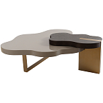 Кофейный стол со столешницей волнистой формы Gale Curved Coffee Table варинант исполнения - 3 | Loft Concept в Нижнем Новгороде