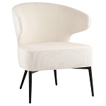 Современное мягкое кресло на металлических ножках Rakush Milk варинант исполнения - 1 | Loft Concept в Нижнем Новгороде