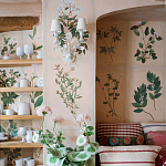 Обои ручная роспись Botanical Studies Cutter colourway варинант исполнения - 3 | Loft Concept в Нижнем Новгороде