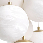 Люстра подвесная круглая с сферическими плафонами из натурального камня Glowing Spheres варинант исполнения - 4 | Loft Concept в Нижнем Новгороде