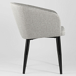 Мягкое кресло на металлических ножках Shaggy Grey варинант исполнения - 2 | Loft Concept в Нижнем Новгороде