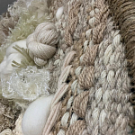 Круглый Вязанный Гобелен Абстракция Breath of Mist Wall Hanging варинант исполнения - 2 | Loft Concept в Нижнем Новгороде