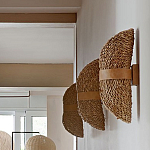 Бра плетеное из ротанга Chainmail варинант исполнения - 1 | Loft Concept в Нижнем Новгороде