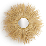 Зеркало с бахромой из растительных волокон WICKER MIRROR 120 варинант исполнения - 1 | Loft Concept в Нижнем Новгороде