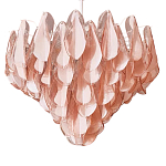 Люстра из стекляных розовых лепестков Petalled Illuminator варинант исполнения - 3 | Loft Concept в Нижнем Новгороде