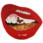 Картина вышивка бисером Grill Cut Out With Butterfly варинант исполнения - 1 | Loft Concept в Нижнем Новгороде