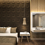 Гипсовая 3D Панель M-106 варинант исполнения - 1 | Loft Concept в Нижнем Новгороде