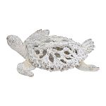 Статуэтка черепаха с ажурным панцирем и детализированной текстурой в белом цвете Marine Accessories варинант исполнения - 1 | Loft Concept в Нижнем Новгороде