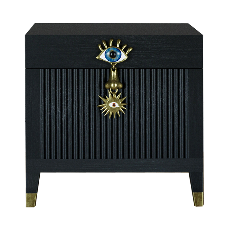 Сундук Eye Elsa Dreams Black Черный Золотой Сундук Eye Elsa Dreams Black Черный Золотой в Нижнем Новгороде | Loft Concept