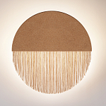 Бра круглое натуральная пробка с бахромой Natural Cork варинант исполнения - 3 | Loft Concept в Нижнем Новгороде