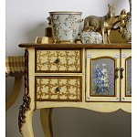 Комод деревянный Illustration of flowers варинант исполнения - 5 | Loft Concept в Нижнем Новгороде