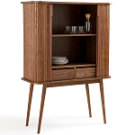 Буфет с двумя раздвижными дверцами Toinette Brown Wooden Cupboard варинант исполнения - 3 | Loft Concept в Нижнем Новгороде