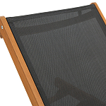 Шезлонг из текстиля и эвкалипта Power of Nature варинант исполнения - 5 | Loft Concept в Нижнем Новгороде