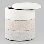 Пуф Three Colors в ткани букле из трех цветов  варинант исполнения - 3 | Loft Concept в Нижнем Новгороде