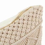 Чехол на подушку с макраме бежевого цвета Macrame варинант исполнения - 3 | Loft Concept в Нижнем Новгороде