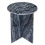 Столик кофейный с столешницей из черного мрамора Compact Black Marble Table варинант исполнения - 1 | Loft Concept в Нижнем Новгороде