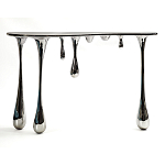 Дизайнерская Консоль Melting Silver Console Zhipeng Tan варинант исполнения - 1 | Loft Concept в Нижнем Новгороде