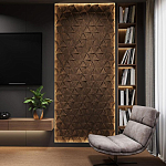 Гипсовая 3D панель с принтографией PM-50 варинант исполнения - 4 | Loft Concept в Нижнем Новгороде