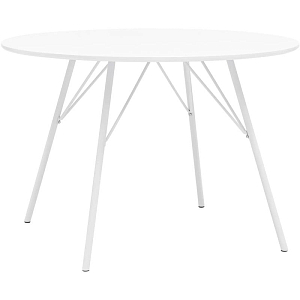 Столь обеденный Grunge Collection круглый цвет белый