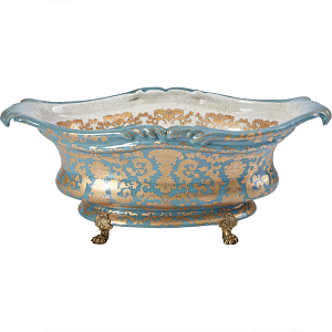 Чаша для фруктов ручной работы из фарфора Eden Garden