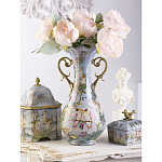 Ваза фарфоровая с попугаями Gaya варинант исполнения - 9 | Loft Concept в Нижнем Новгороде