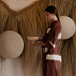 Большая дизайнерская Инсталляция из соломы RAFFIA Installation  варинант исполнения - 1 | Loft Concept в Нижнем Новгороде