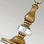 Люстра подвесная цвета латунь с прозрачным овальным стеклянным плафоном Hinkley варинант исполнения - 8 | Loft Concept в Нижнем Новгороде