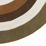 Ковер круглый из хлопка с контрастным узором Bullseye 150 варинант исполнения - 4 | Loft Concept в Нижнем Новгороде