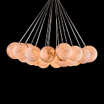 Люстра подвесная круглая с сферическими плафонами из натурального камня Glowing Spheres варинант исполнения - 2 | Loft Concept в Нижнем Новгороде