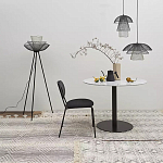 Торшер с трехъярусным плафоном из металлической сетки Metal Mesh Floor Lamp варинант исполнения - 2 | Loft Concept в Нижнем Новгороде
