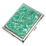 Портсигар с газовой зажигалкой из натурального камня Амазонит Stone Cigarettes Cases варинант исполнения - 6 | Loft Concept в Нижнем Новгороде