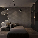 Гипсовая 3D Панель M-52 варинант исполнения - 1 | Loft Concept в Нижнем Новгороде