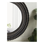 Зеркало круглое с текстурированным дизайном рамы Helios варинант исполнения - 6 | Loft Concept в Нижнем Новгороде