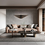 Люстра подвесная в форме веера из чёрного металла Black Solace  варинант исполнения - 2 | Loft Concept в Нижнем Новгороде