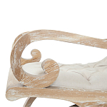 Кресло-качалка с мягкой обивкой из льна Ella Armchair beige варинант исполнения - 3 | Loft Concept в Нижнем Новгороде