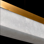 Подвесной светильник линейный из натурального камня Perfection of Geometry варинант исполнения - 6 | Loft Concept в Нижнем Новгороде